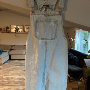 Wild Fable Light Blue Denim Overalls